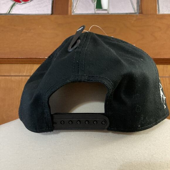 Grateful Dead Snapback Hat New Adjustable OSFM Black Skeleton Baseball Cap - Picture 4 of 7